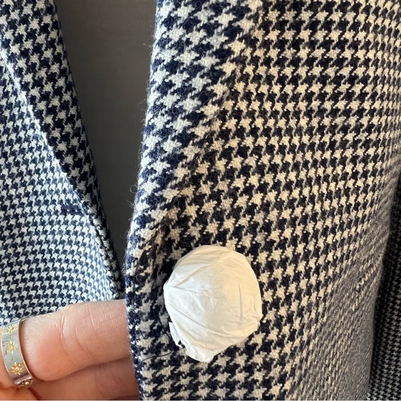 ✨SALE✨ NWT J.Crew Blue and White Campbell Blazer - Picture 5 of 10